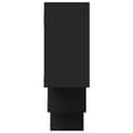 Miniatyrbilde 6 av 11: vidaXL Vegghylle svart 159x18x66 cm konstruert tre