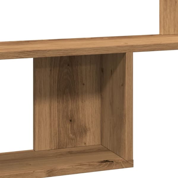 vidaXL Seinähylly artesaani tammi 100x15x70 cm tekninen puu