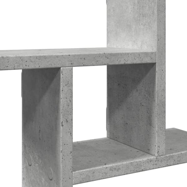 vidaXL væghylder 2 stk. 38x12x38 cm konstrueret træ betongrå