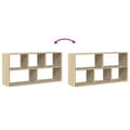 Miniatyrbilde 8 av 11: vidaXL Vegghylle sonoma eik 100x25x50 cm konstruert tre