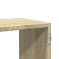 Miniatyrbilde 10 av 11: vidaXL Vegghylle sonoma eik 100x25x50 cm konstruert tre