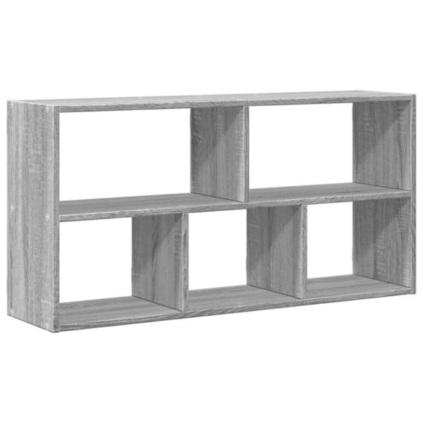 vidaXL Vegghylle grå sonoma 100x25x50 cm konstruert tre