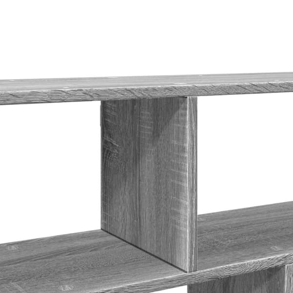 vidaXL Vegghylle grå sonoma 100x25x50 cm konstruert tre