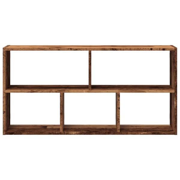 vidaXL Seinähylly vanha puu 100x25x50 cm tekninen puu
