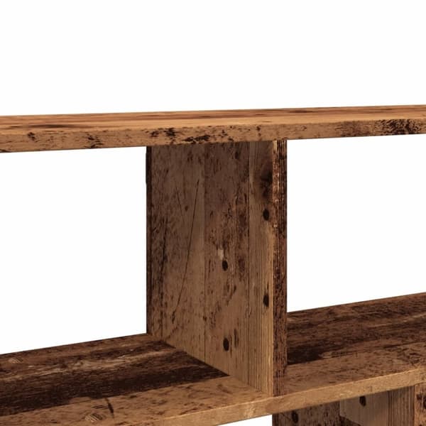vidaXL Seinähylly vanha puu 100x25x50 cm tekninen puu