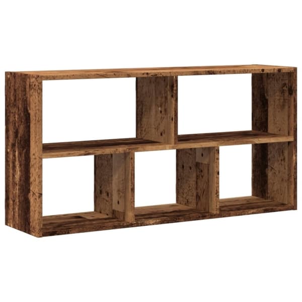 vidaXL Seinähylly vanha puu 100x25x50 cm tekninen puu