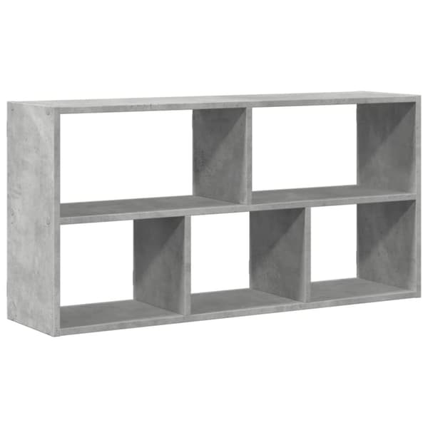 vidaXL væghylde 100x25x50 cm konstrueret træ betongrå