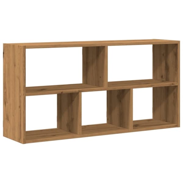 vidaXL Vegghylle artisan eik 100x25x50 cm konstruert tre