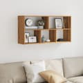 Miniatyrbilde 4 av 11: vidaXL Vegghylle artisan eik 100x25x50 cm konstruert tre