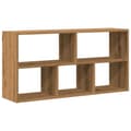 Miniatyrbilde 1 av 11: vidaXL Vegghylle artisan eik 100x25x50 cm konstruert tre
