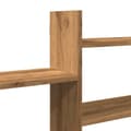 Miniatyrbilde 8 av 11: vidaXL Vegghylle artisan eik 167,5x18x68 cm konstruert tre