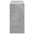 Miniatyrbilde 6 av 11: vidaXL Vegghylle betonggrå 100x25x50 cm konstruert tre