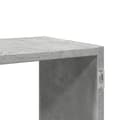 Miniatyrbilde 10 av 11: vidaXL Vegghylle betonggrå 100x25x50 cm konstruert tre
