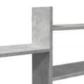 Miniatyrbilde 8 av 11: vidaXL Vegghylle betonggrå 167,5x18x68 cm konstruert tre