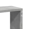 Miniatyrbilde 9 av 11: vidaXL Vegghylle betonggrå 167,5x18x68 cm konstruert tre