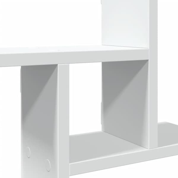 vidaXL Vägghyllor 2 st vit 38x12x38 cm konstruerat trä