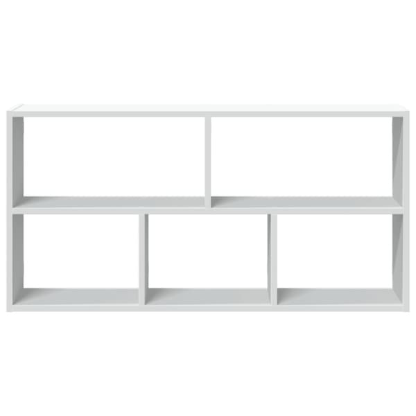 vidaXL væghylde 100x25x50 cm konstrueret træ hvid