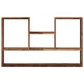 Miniatyrbilde 5 av 11: vidaXL Vegghylle gammelt tre 99x15x60 cm konstruert tre