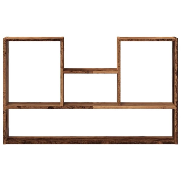 vidaXL Vegghylle gammelt tre 99x15x60 cm konstruert tre