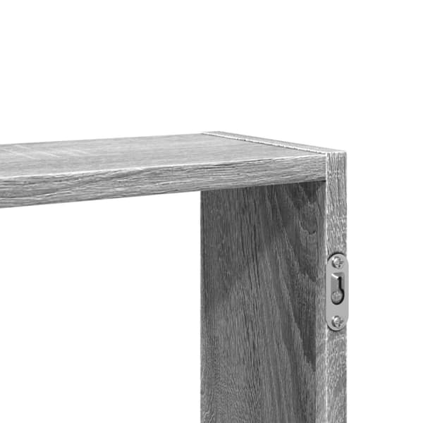 vidaXL Vegghylle grå sonoma 99x15x60 cm konstruert tre
