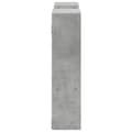 Miniatyrbilde 6 av 11: vidaXL Vegghylle betonggrå 99x15x60 cm konstruert tre