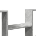 Miniatyrbilde 8 av 11: vidaXL Vegghylle betonggrå 99x15x60 cm konstruert tre