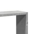 Miniatyrbilde 9 av 11: vidaXL Vegghylle betonggrå 99x15x60 cm konstruert tre