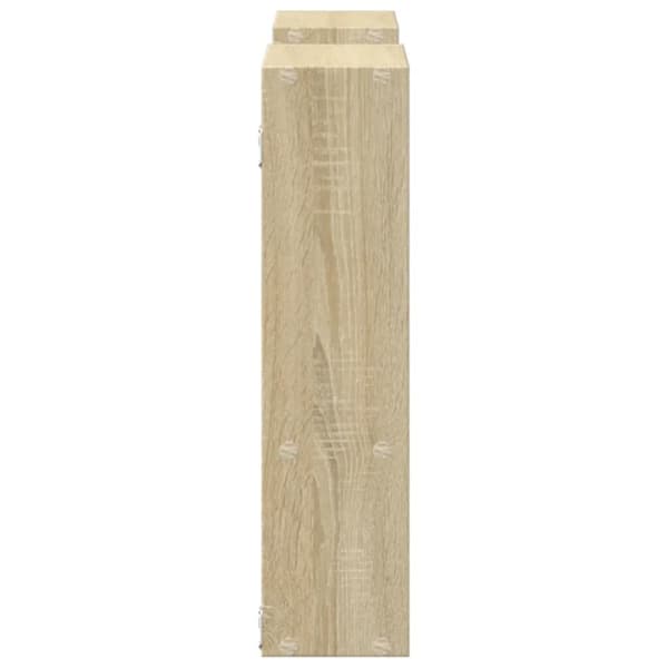 vidaXL Vegghylle sonoma eik 99x15x60 cm konstruert tre