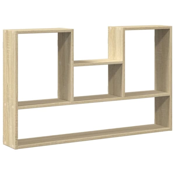 vidaXL Vägghylla sonoma-ek 99x15x60 cm konstruerat trä