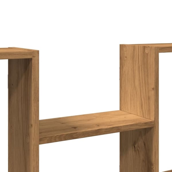vidaXL Vegghylle artisan eik 99x15x60 cm konstruert tre