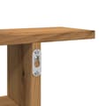 Miniatyrbilde 10 av 11: vidaXL Vegghyller 2 stk artisan eik 50x12x50 cm konstruert tre