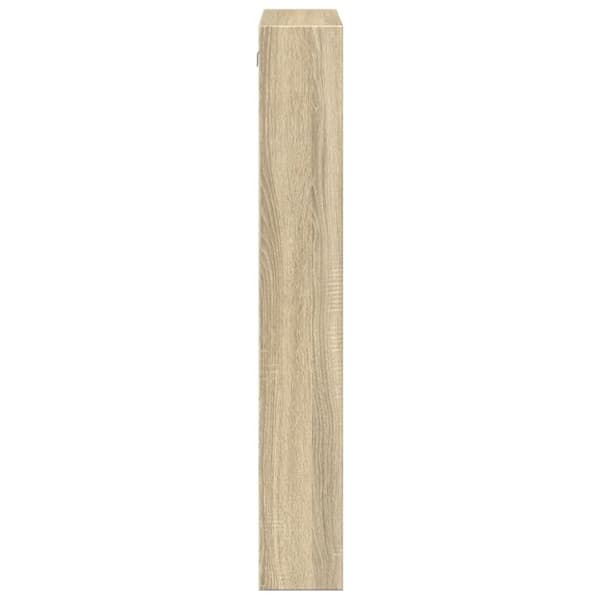 vidaXL Väggskåp sonoma-ek 50x15x100 cm konstruerat trä