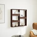 Miniatyrbilde 2 av 10: vidaXL Veggskap brun eik 80x15x80 cm konstruert tre