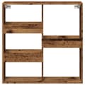 Pikkukuva 5 / 10: vidaXL Seinäkaappi vanha puu 80x15x80 cm tekninen puu