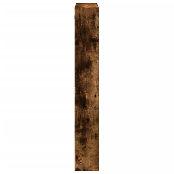 vidaXL Seinäkaappi savutammi 50x15x100 cm tekninen puu