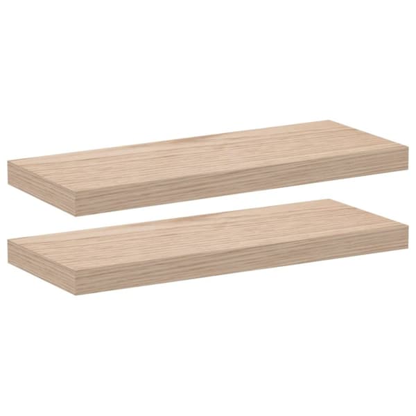 vidaXL Flytende hyller 2 stk 60x23,5x4 cm konstruert tre