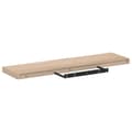 Miniatyrbilde 6 av 10: vidaXL Flytende hylle 90x23,5x4 cm konstruert tre