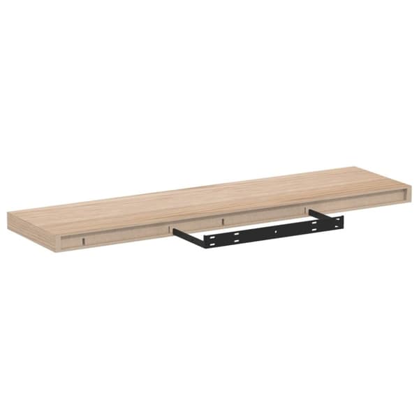 vidaXL Flytende hylle 90x23,5x4 cm konstruert tre
