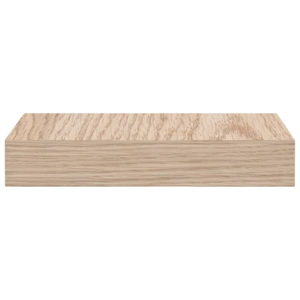 vidaXL Svävande hyllor 2 st 23x23,5x4 cm konstruerat trä