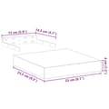 Pikkukuva 10 / 10: vidaXL Kelluva hylly 23x23,5x4 cm tekninen puu