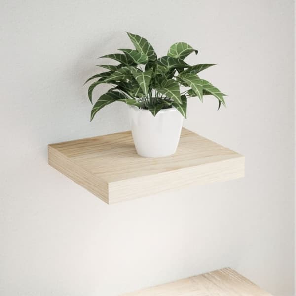 vidaXL Kelluva hylly 23x23,5x4 cm tekninen puu