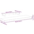 Pikkukuva 10 / 10: vidaXL Kelluvat hyllyt 2 kpl 80x23,5x4 cm tekninen puu