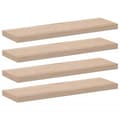 Pikkukuva 1 / 10: vidaXL Kelluvat hyllyt 2 kpl 80x23,5x4 cm tekninen puu