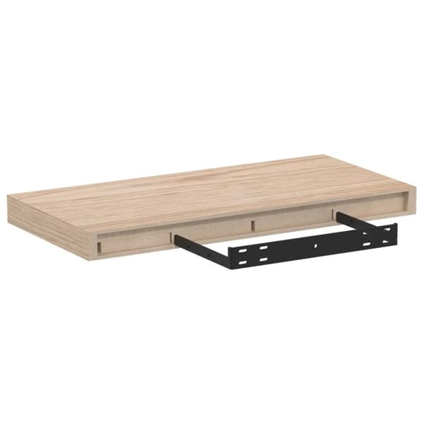 vidaXL væghylder 2 stk. 50x23,5x4 cm konstrueret træ