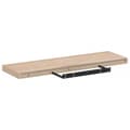 Miniatyrbilde 6 av 10: vidaXL Flytende hylle 80x23,5x4 cm konstruert tre