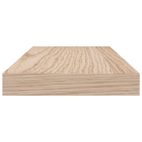 vidaXL Flytende hylle 110x23,5x4 cm konstruert tre