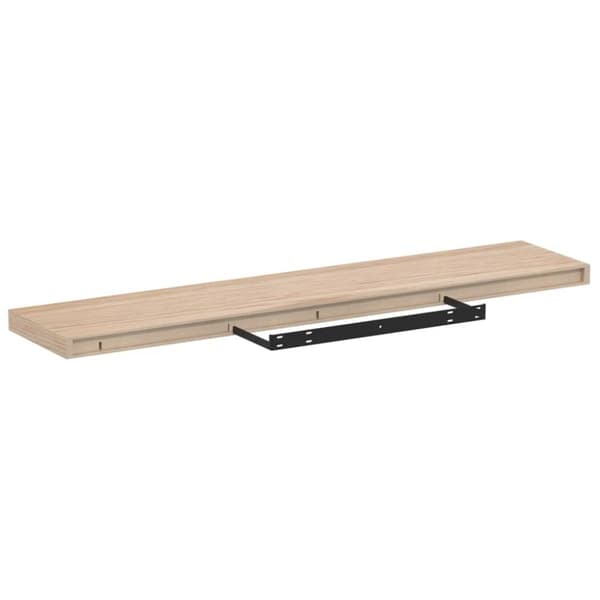 vidaXL Flytende hylle 110x23,5x4 cm konstruert tre
