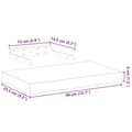 Miniatyrbilde 10 av 10: vidaXL Flytende hyller 4 stk 40x23,5x4 cm konstruert tre