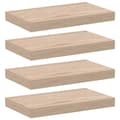 Miniatyrbilde 1 av 10: vidaXL Flytende hyller 4 stk 40x23,5x4 cm konstruert tre