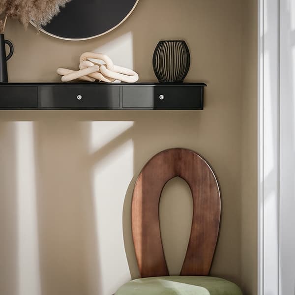 Rootz väggmonterad hylla - Flytande hylla - Förvaringsställ - MDF-material - Modern design - 93cm x 10cm x 15cm